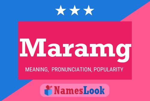 Maramg Name Poster