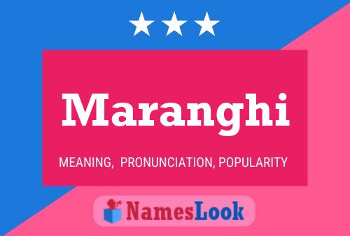 Maranghi Name Poster