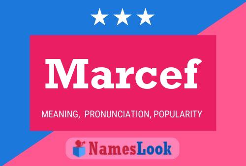 Marcef Name Poster