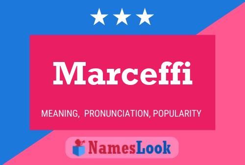 Marceffi Name Poster