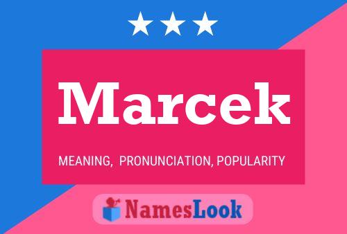 Marcek Name Poster