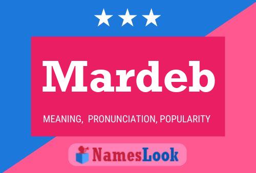 Mardeb Name Poster