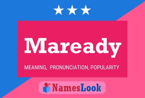 Maready Name Poster