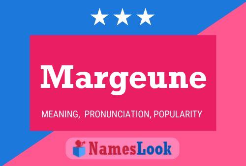 Margeune Name Poster