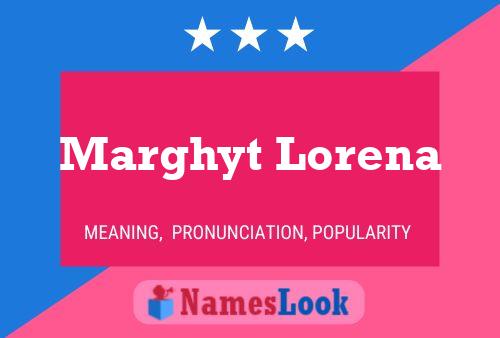 Marghyt Lorena Name Poster