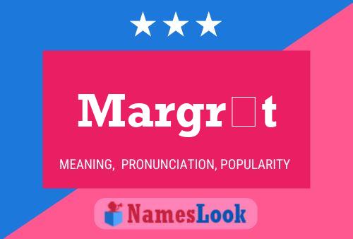 Margrét Name Poster