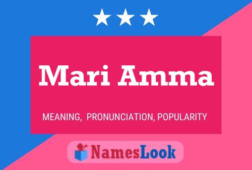 Mari Amma Name Poster