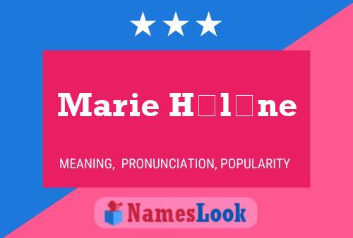 Marie-hélène Name Poster