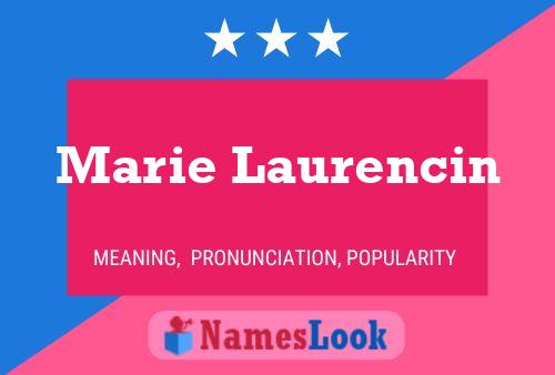 Marie Laurencin Name Poster