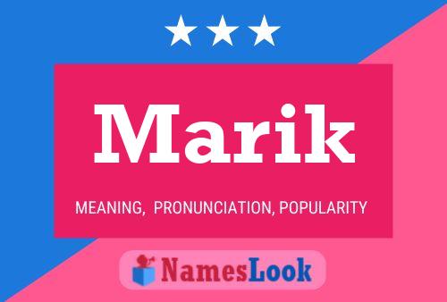 Marik Name Poster