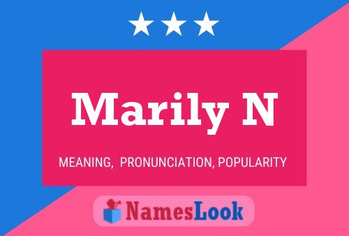 Marily N Name Poster