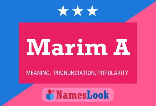 Marim A Name Poster