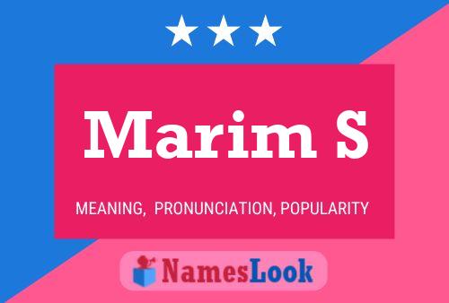 Marim S Name Poster