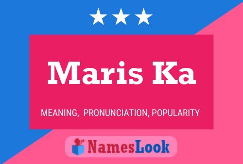 Maris Ka Name Poster