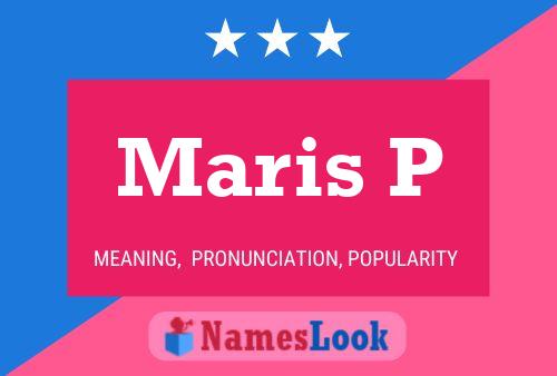 Maris P Name Poster