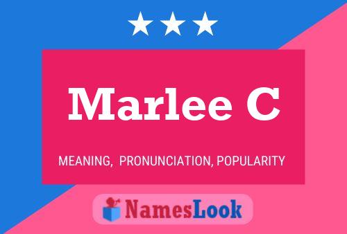 Marlee C Name Poster