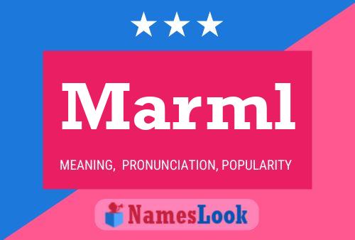 Marml Name Poster