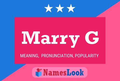 Marry G Name Poster