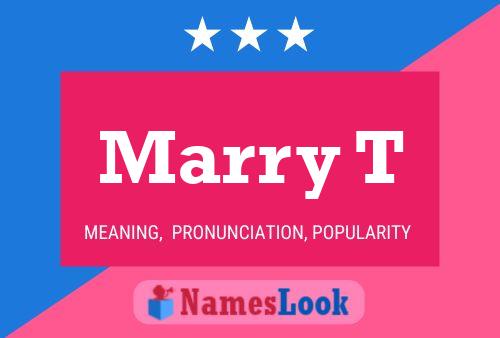 Marry T Name Poster