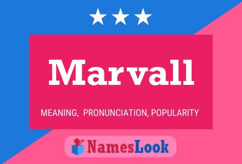 Marvall Name Poster