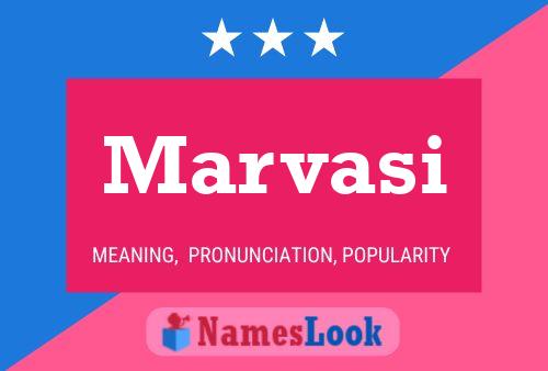 Marvasi Name Poster