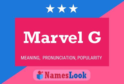 Marvel G Name Poster