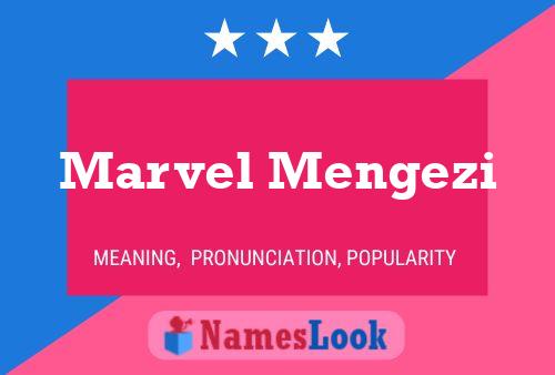 Marvel Mengezi Name Poster