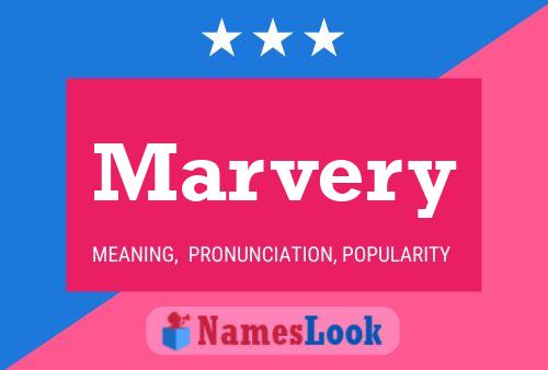 Marvery Name Poster