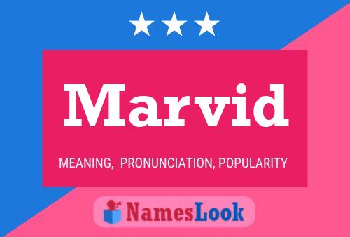 Marvid Name Poster