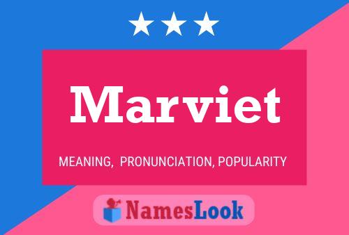 Marviet Name Poster