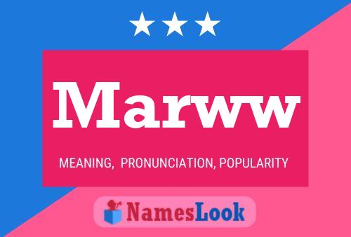 Marww Name Poster