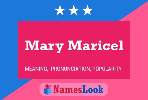 Mary Maricel Name Poster