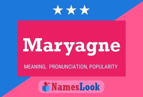 Maryagne Name Poster