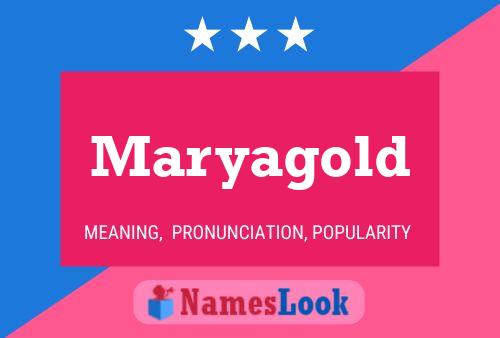 Maryagold Name Poster