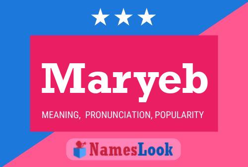 Maryeb Name Poster