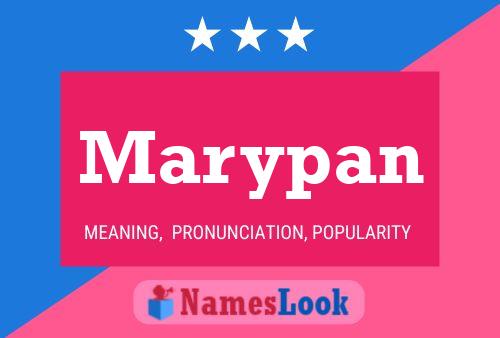 Marypan Name Poster