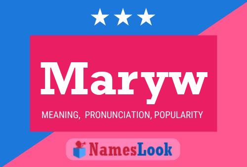 Maryw Name Poster