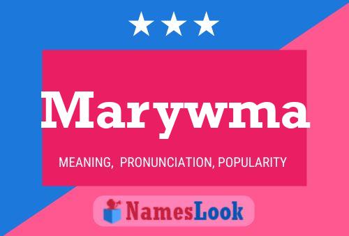 Marywma Name Poster