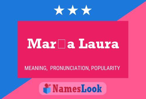 María Laura Name Poster