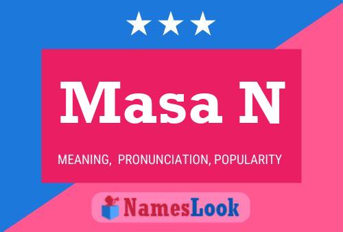 Masa N Name Poster