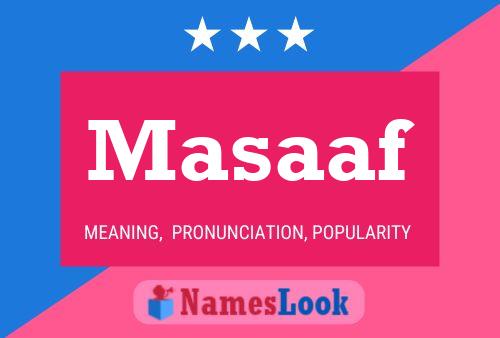 Masaaf Name Poster