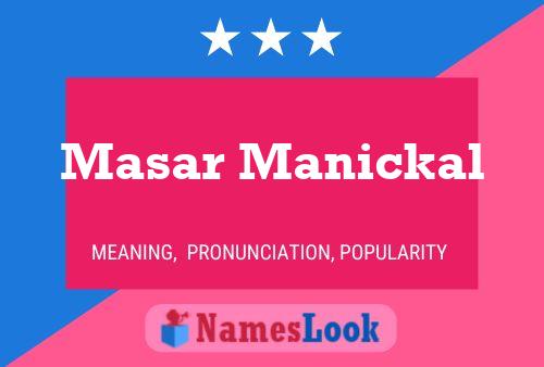 Masar Manickal Name Poster