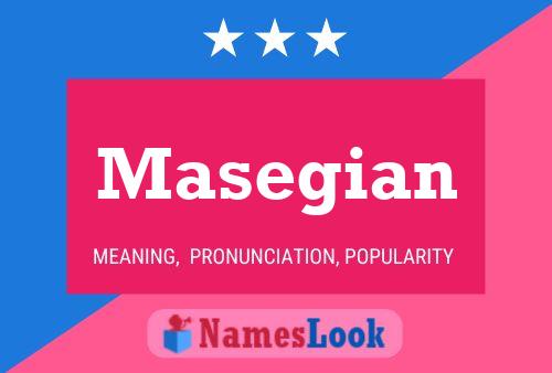 Masegian Name Poster