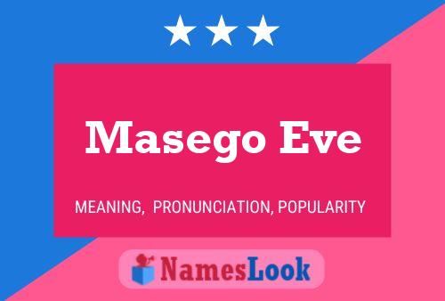 Masego Eve Name Poster