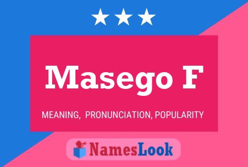 Masego F Name Poster