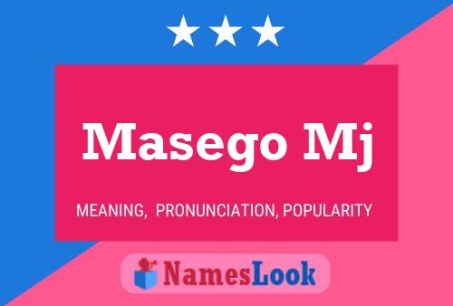 Masego Mj Name Poster