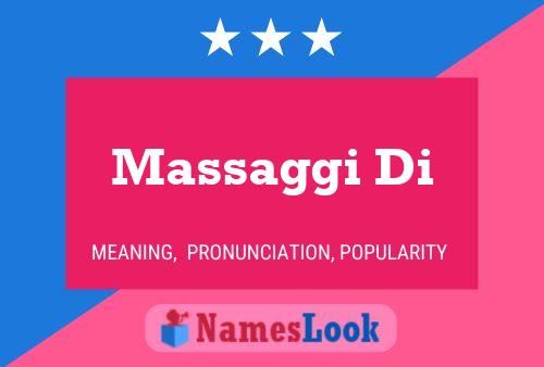 Massaggi Di Name Poster