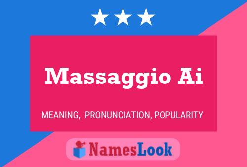 Massaggio Ai Name Poster