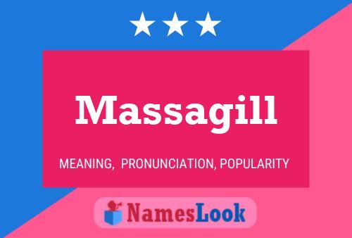 Massagill Name Poster