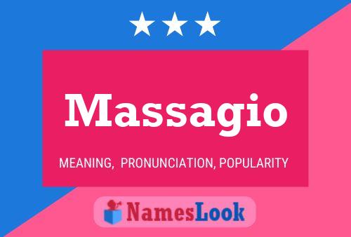 Massagio Name Poster